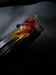 5 inch XL Deluxe - Surreal Dripping Glass Blunt - Halloween Series 2013 - Limited (3)
