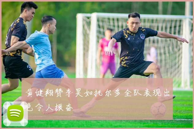 黄健翔赞李昊如托尔多全队表现出色令人振奋